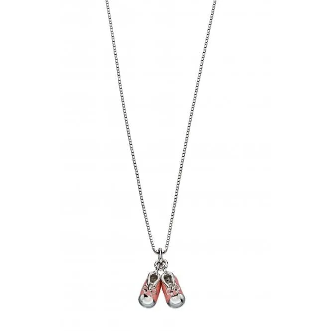 Sterling Silver Girls Shoes Pendant P4442