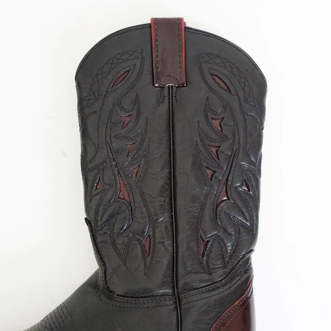 VINTAGE Leather Cowboy Boots